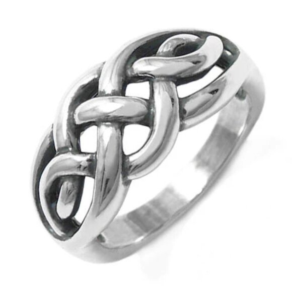 Jewelry | Elegant Multiple Intersecting Infinity Symbols Ring In ...